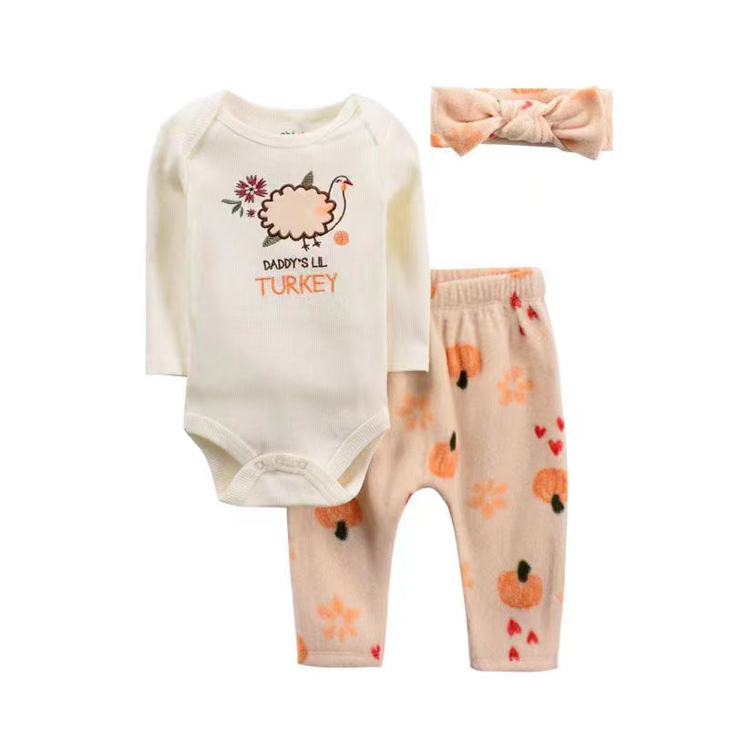 Baby-Girl-Newborn-Essentials-Onesie-Bodysuit-Clothes-Baby-Registry-Shower-Gift-Thanksgiving-Warm-Image1