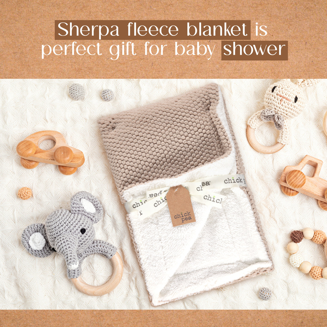 brown color options for baby blankets