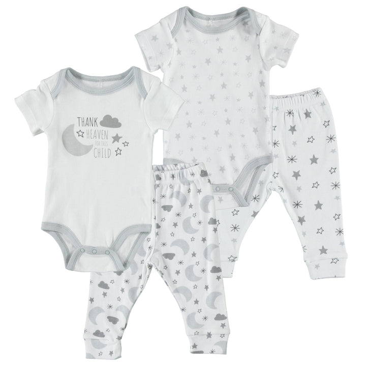 Baby-Unisex-Girl-Boy-Newborn-Essentials-Onesie-Bodysuit-2pack-Clothes-Baby-Registry-Shower-Gift-Pants-Image3