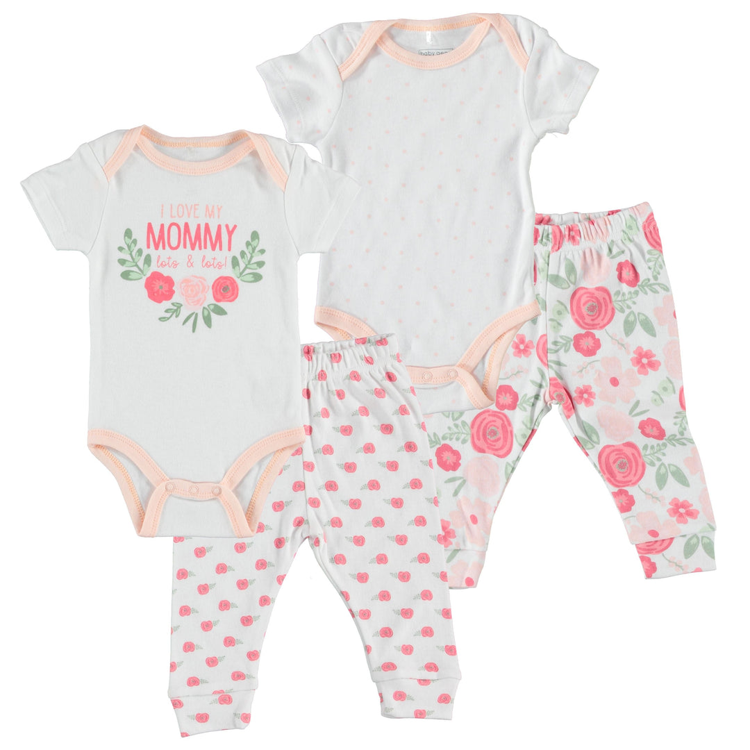 Baby-Girl-Newborn-Essentials-Onesie-Bodysuit-2pack-Clothes-Baby-Registry-Shower-Gift-Pants-Image3