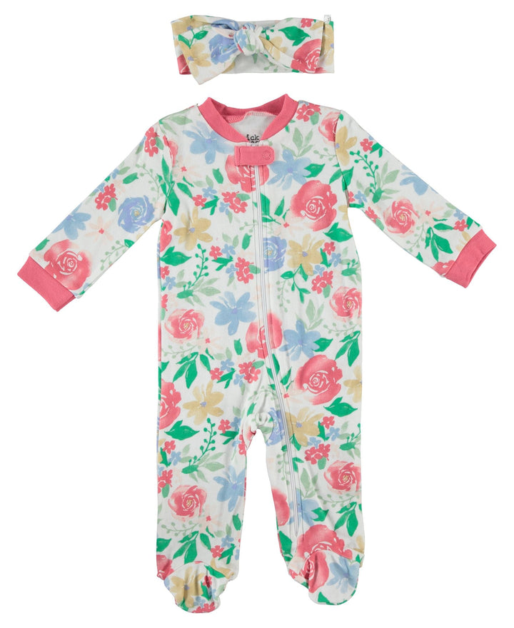 Newborn-Essentials-Pajama-Set-Baby-Girl-Sleeper-Footie-Registry-Shower-Gift-Image4