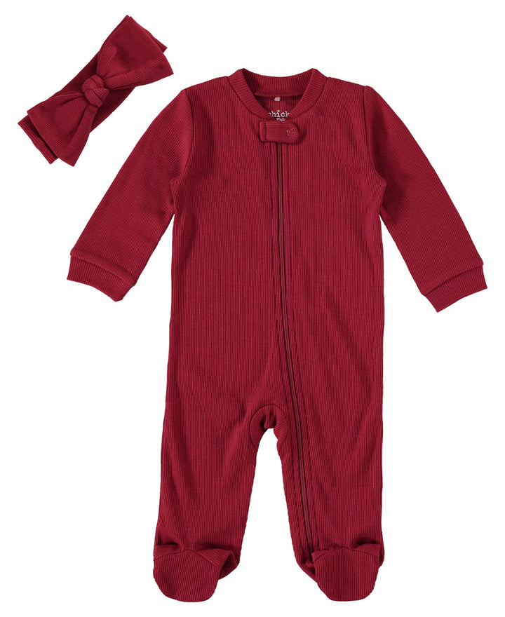 Newborn-Essentials-Pajama-Set-Baby-Girl-Sleeper-Footie-Registry-Shower-Gift-Image1