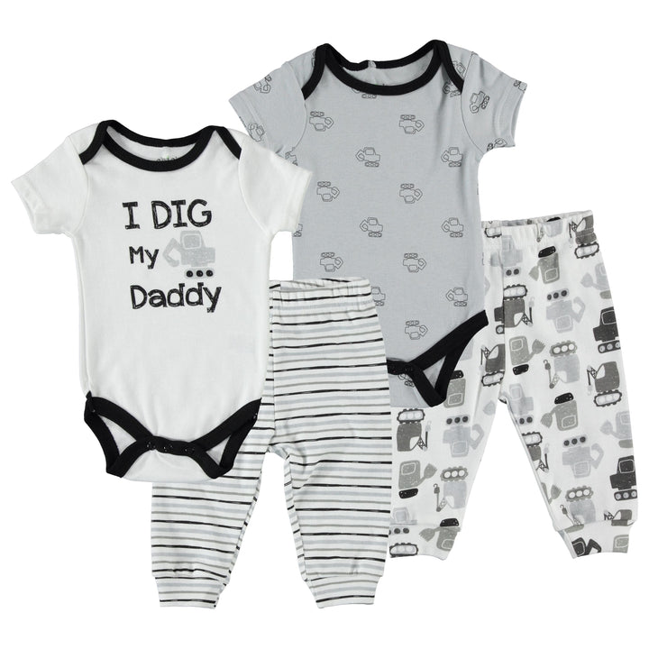 Baby-Boy-Newborn-Essentials-Jogger-Set-4Pack-Clothes-Baby-Registry-Shower-Gift-Onesie-Pants-Image1
