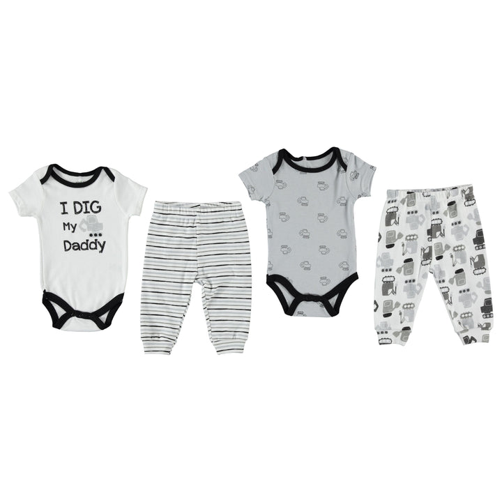 Baby-Boy-Newborn-Essentials-Jogger-Set-4Pack-Clothes-Baby-Registry-Shower-Gift-Onesie-Pants-Image2
