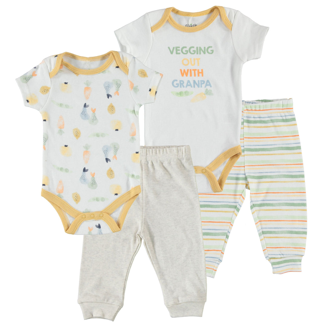 Baby-Unisex-Newborn-Essentials-Jogger-Set-Clothes-Baby-Registry-Shower-Gift-Onesie-Pants-2Pack-Image1