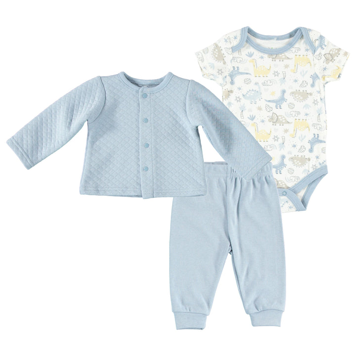 Newborn-Essentials-Layette-Set-Baby-Girl-Boy-Onesie-Pants-Nonfooted-Muslin-Jacket-Registry-Shower-Gift-Image1