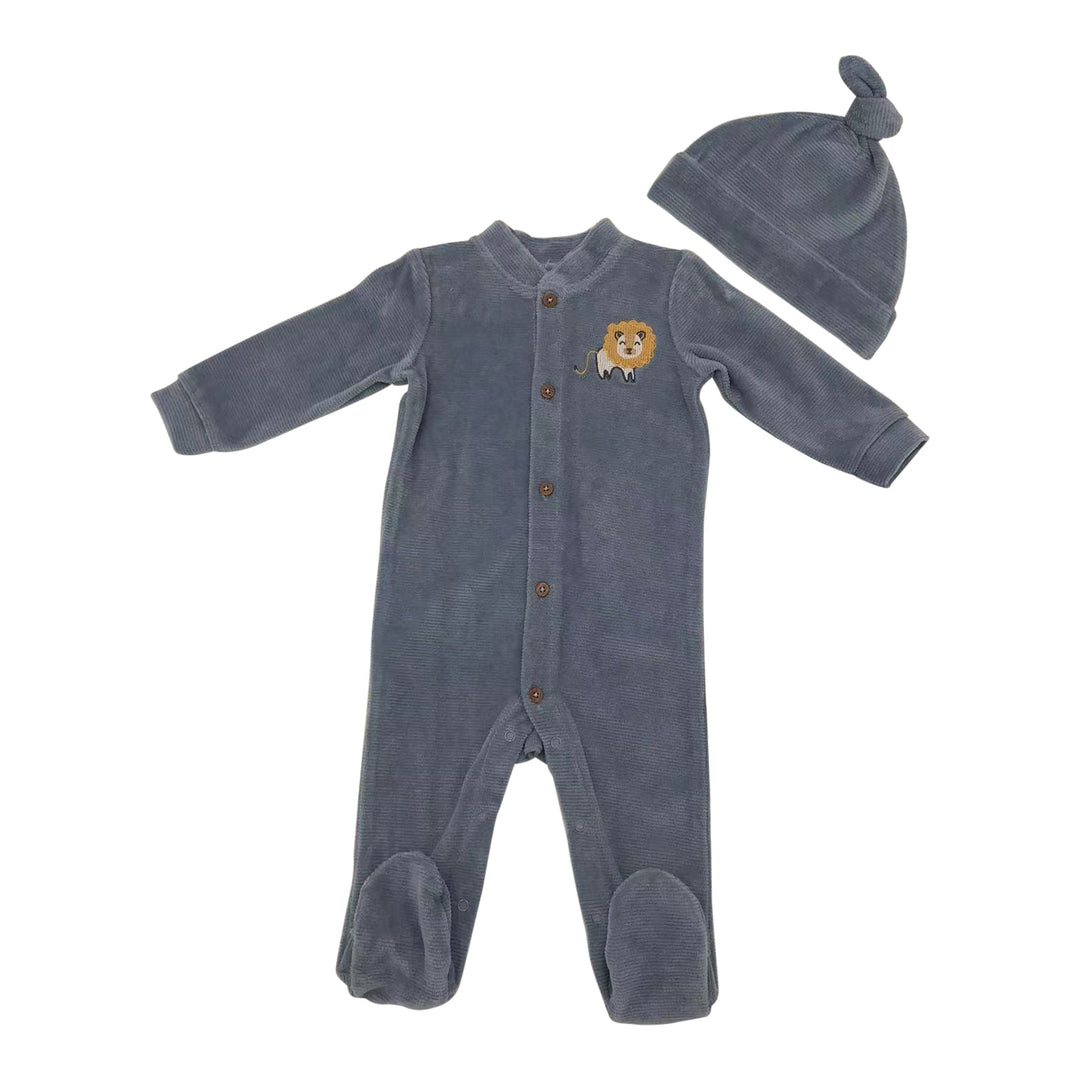 Newborn-Essentials-Pajama-Set-Baby-Boy-Sleeper-Footie-Registry-Shower-Gift-Image1