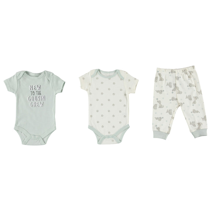 Baby-Unisex-Newborn-Essentials-Jogger-Set-Clothes-Baby-Registry-Shower-Gift-Onesie-Pants-2pack-Image2