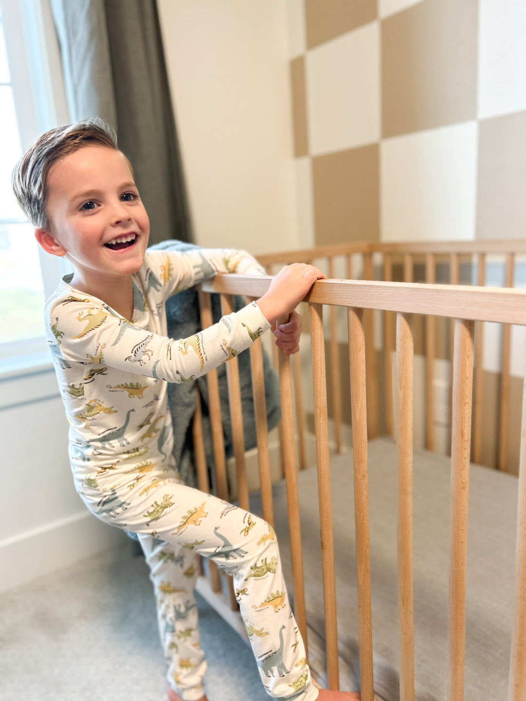 Milkberry Soft Bamboo Pajamas Toddler Pajama Set Boys in Dinosaur Pattern - Size  2T – Cutie Pie Baby Direct